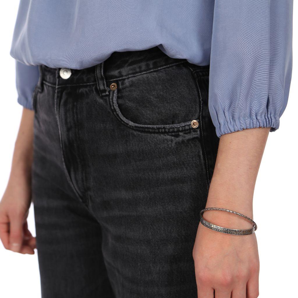 Papierschnittmuster Bluse mit Kellerfalte Frau Suki XS-XXL